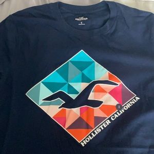 Hollister Navy Blue T- Shirt